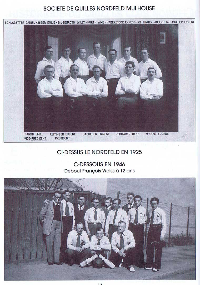 Equipe Nordfeld en 1925 et 1946